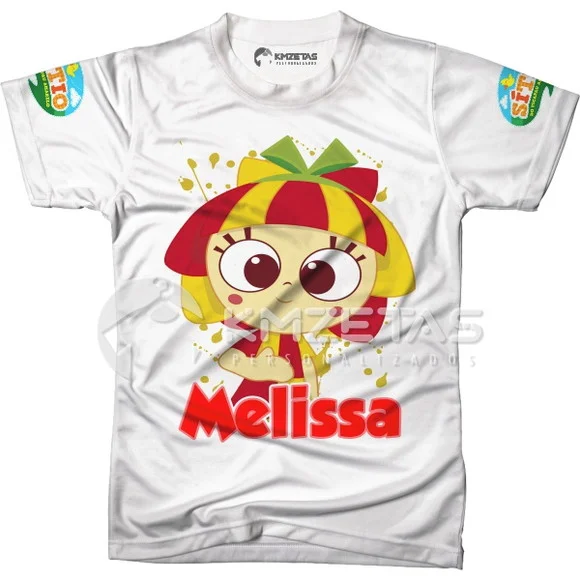 Blusa Emilia Sitio do Picapau Amarelo Personalizada