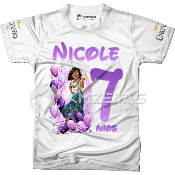 Blusa Encanto Disney Mirabel Festa Personalizada
