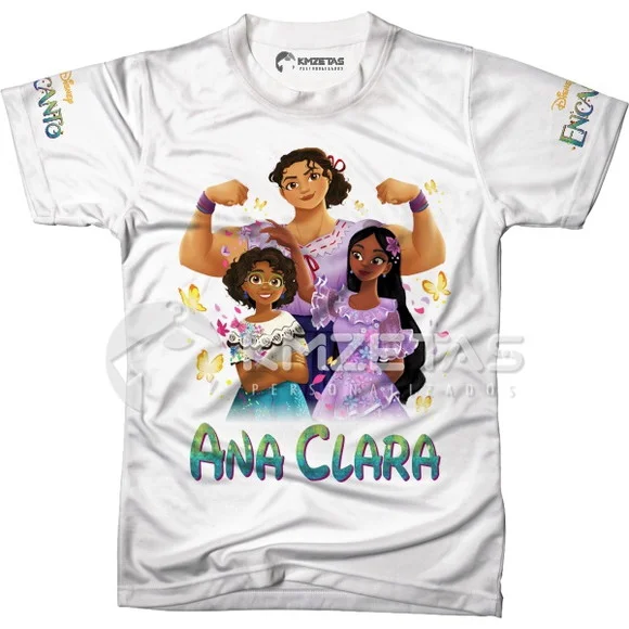 Blusa Encanto Disney Unissex Personalizada