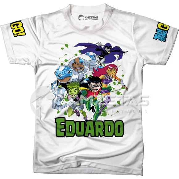 Blusa Jovens Titans Unissex Personalizada