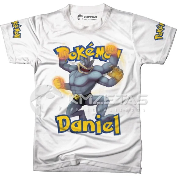 Blusa Machamp Pokemon Infantil Adulo Personalizada