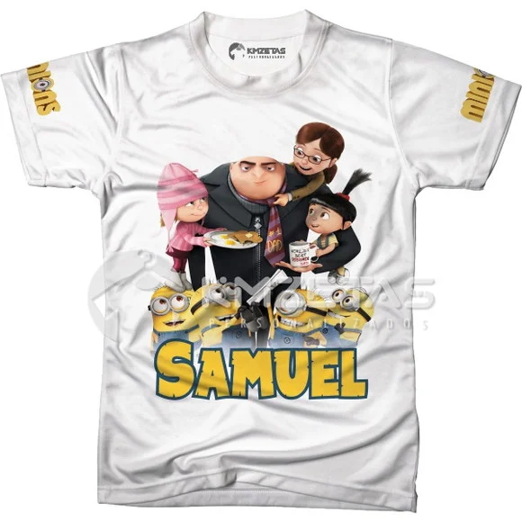 Blusa Minions Meu Malvado Favorito Camiseta Personalizada