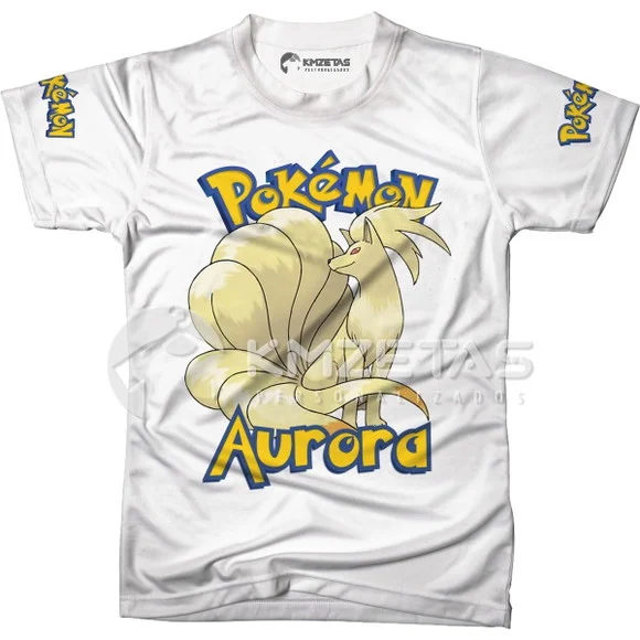 Blusa Ninetales Pokemon Infantil Adulo Personalizada