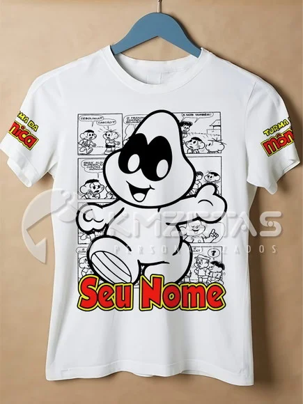 Blusa Penadinho Turma da Mônica Personalizada