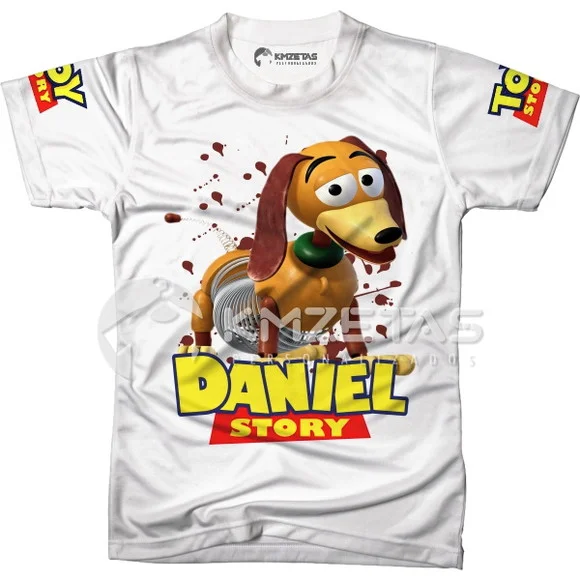 Blusa Slinky Toy Story Woody Buzz Lightyear Personalizada