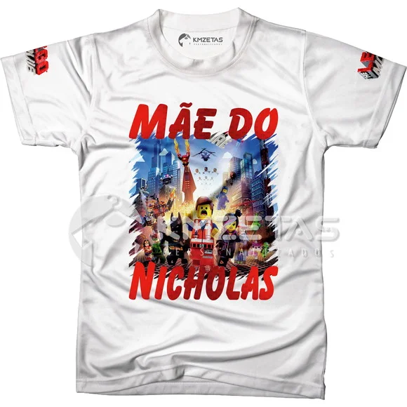 Blusa Uma Aventura Lego Filme Personalizada