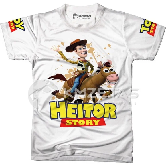 Blusa Woody Bala no Alvo Toy Story Personalizada