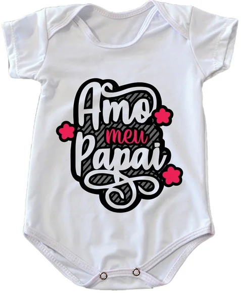 Body Infantil Amo Meu Papai