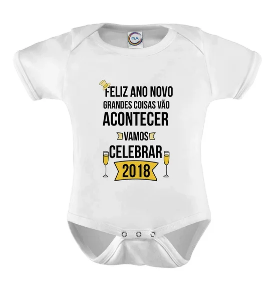 Body Infantil Ano Novo