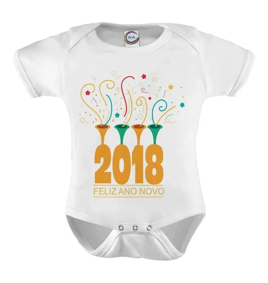 Body Infantil Ano Novo
