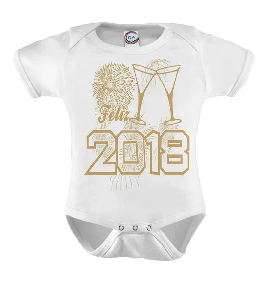 Body Infantil Ano Novo