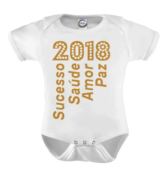 Body Infantil Ano Novo