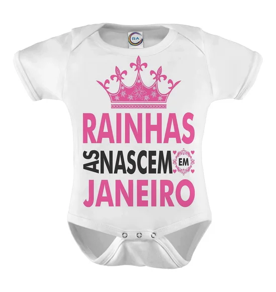 Body Infantil As Rainhas Nascem em Janeiro