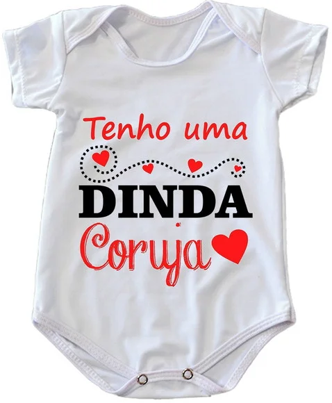 Body Infantil Dinda Coruja
