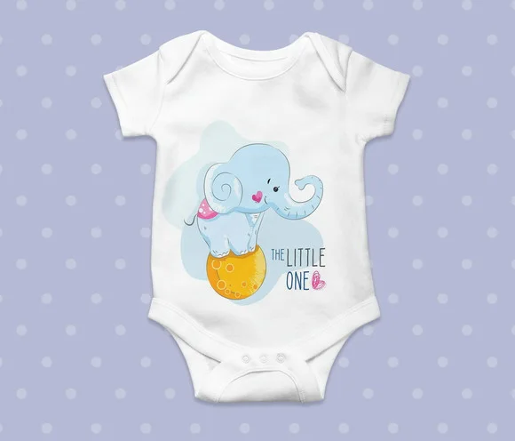 Body Infantil Elefantinho Cute