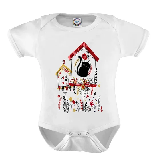 Body Infantil Gatinhos