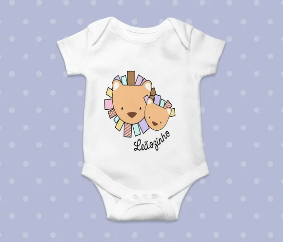 Body Infantil Leãozinho