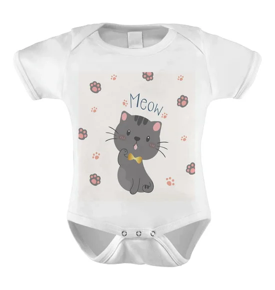 Body Infantil Meow