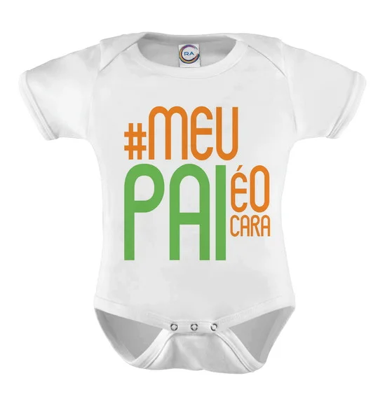 Body Infantil Meu Pai É O Cara