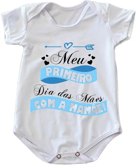 Body Infantil Meu Primeiro Dia das Mães