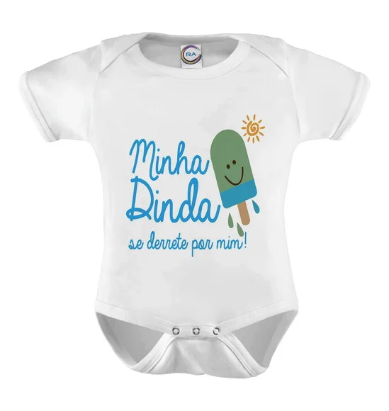 Body Infantil Minha Dinda