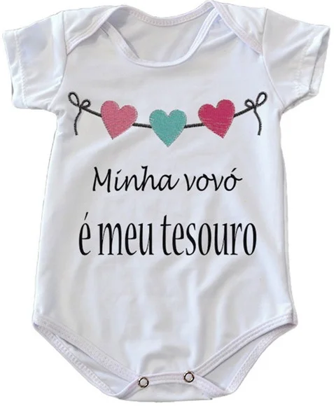 Body Infantil Minha Vovó é Meu Tesouro