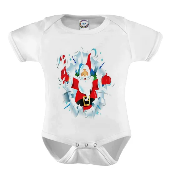 Body Infantil Papai Noel