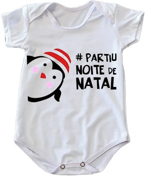 Body Infantil Partiu Noite de Natal