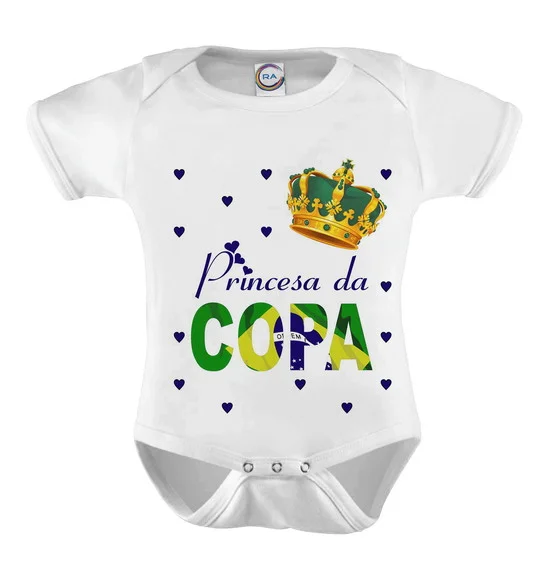 Body Infantil Princesa Brasil