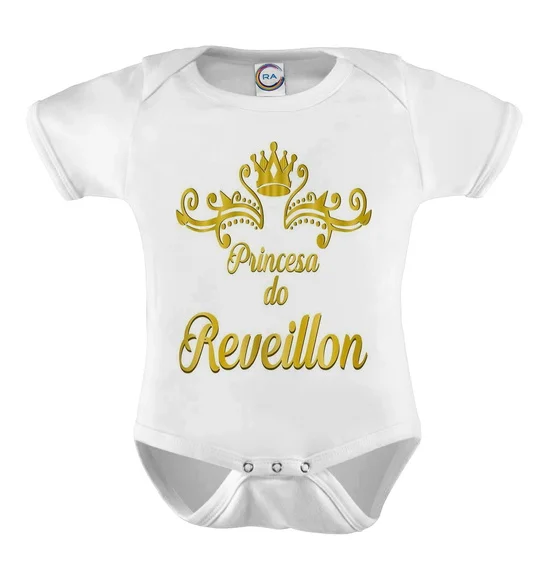 Body Infantil Princesa do Reveillon