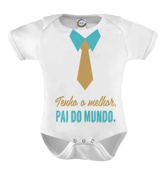 Body Infantil Tenho Melhor Pai do Mundo