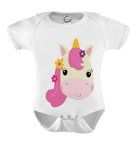 Body Infantil Unicórnio