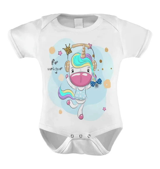 Body Infantil Unicórnio