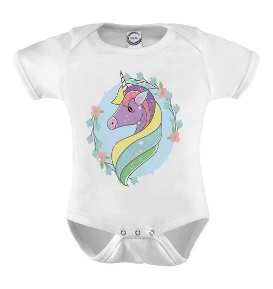 Body Infantil Unicórnio