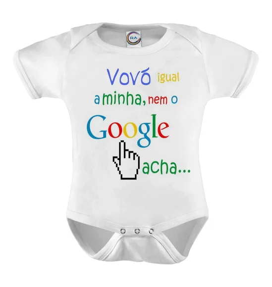 Body Infantil Vovó Igual a Minha