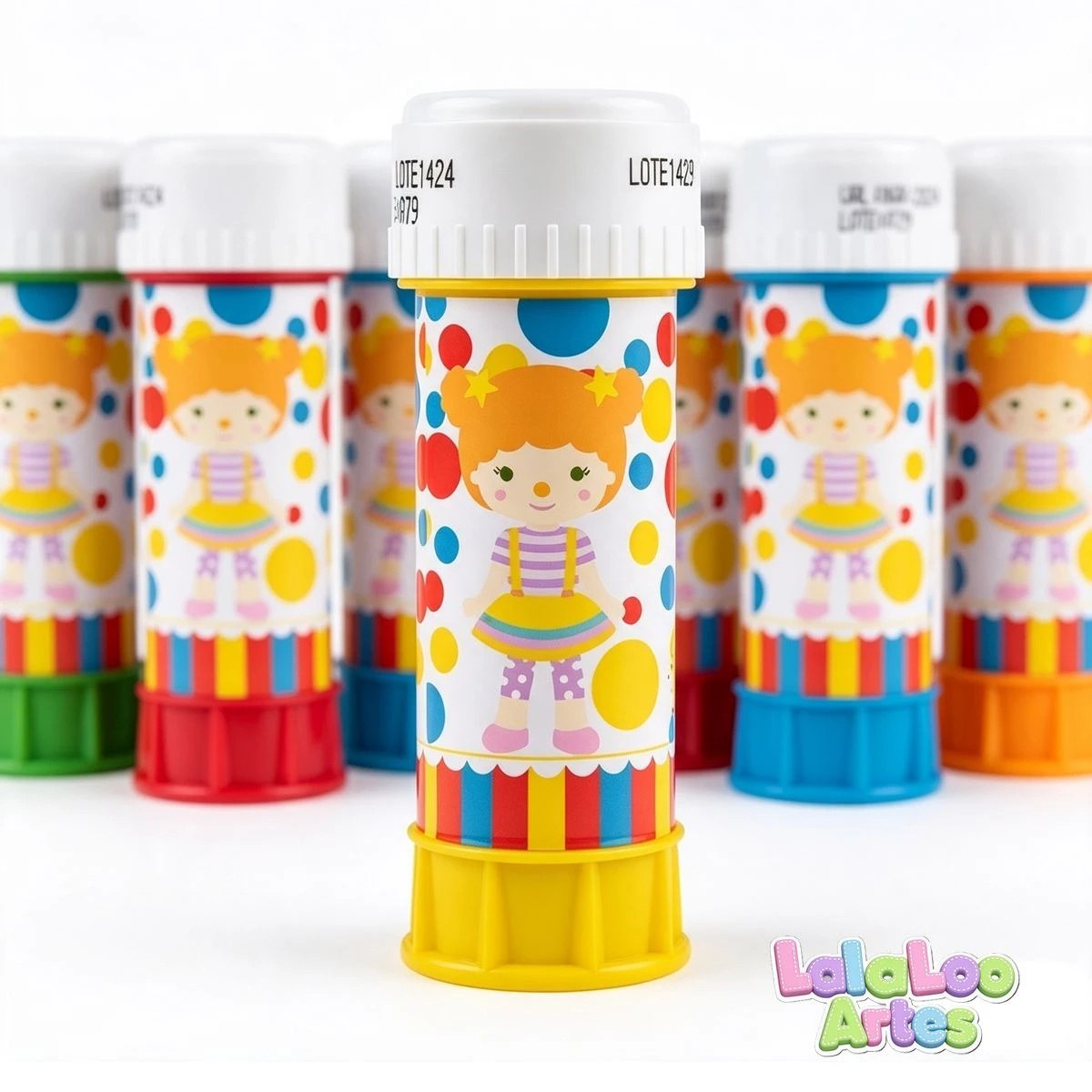 Bolha de Sabão Circo Menina Personalizado