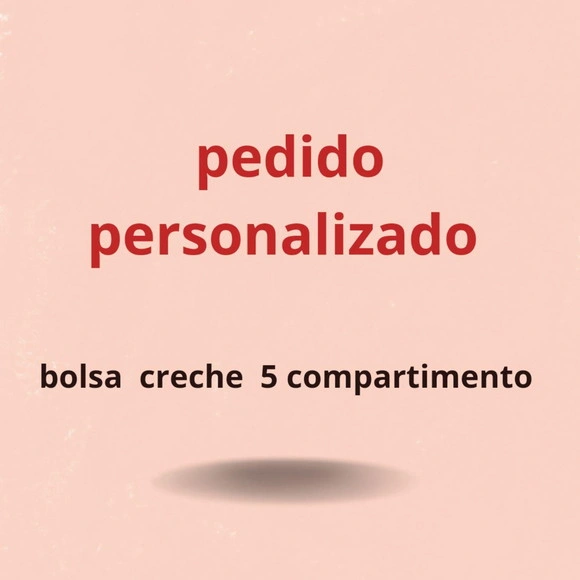Bolsa Creche 5 Compartimento Estampada
