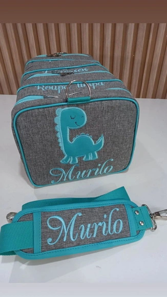 Bolsa Creche Nylon Linho 4 Comp