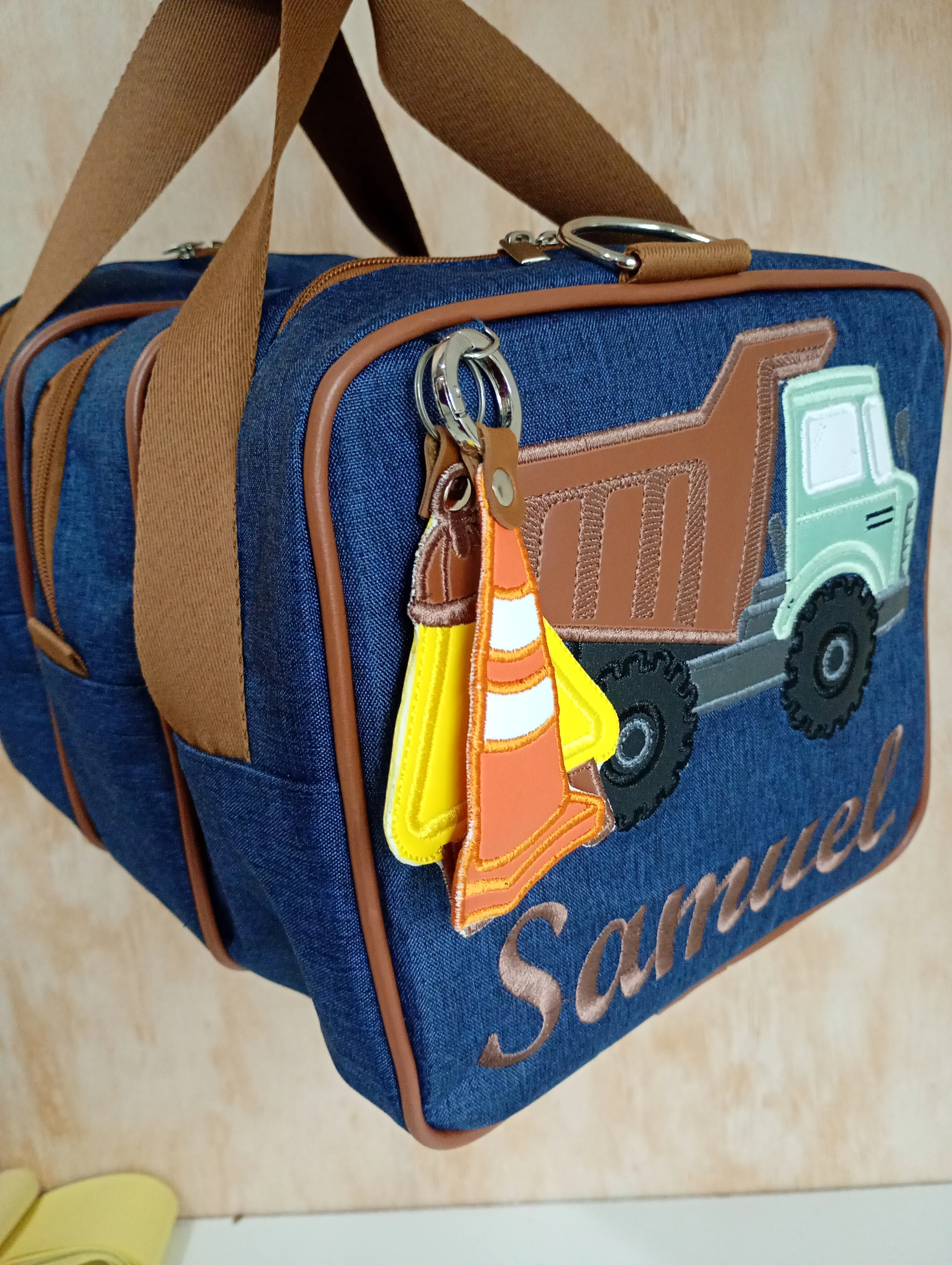 Bolsa creche personalizada 3 compartimento