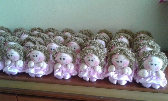 8 Bonecas de Pano Realeza