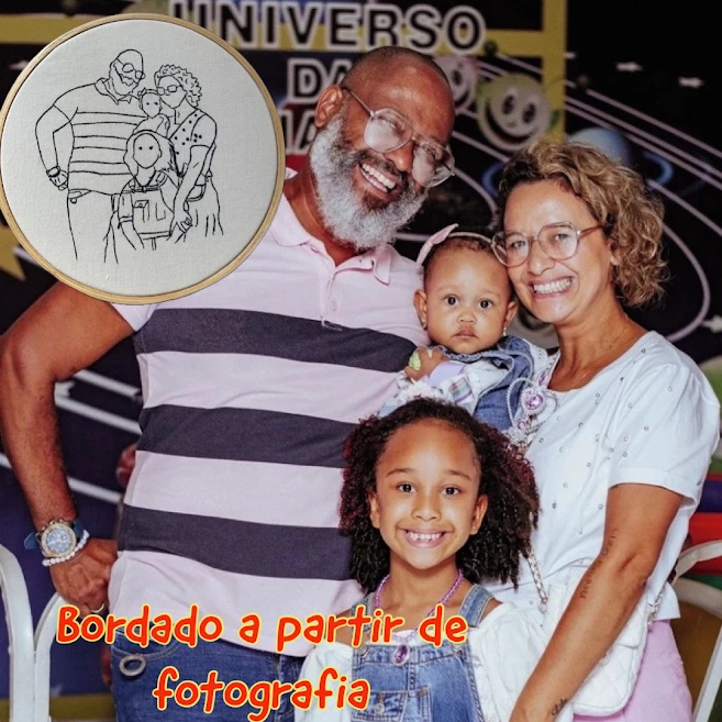 Bordado a Partir de Fotografia - Personalizado