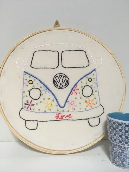 Kombi Lovers - Bordado Livre