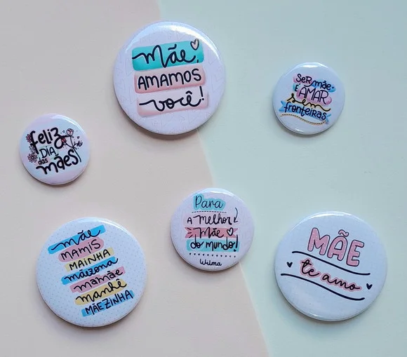 Botton Ímã de Geladeira Grande 5,8cm