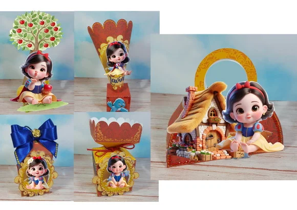 Branca de Neve Baby 2026 Arquivo de Corte Studio e pdf