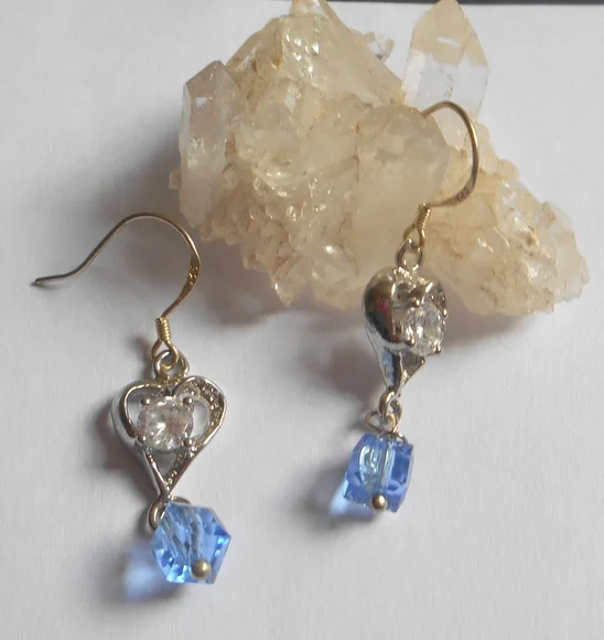 Brinco Cristal Austria azul