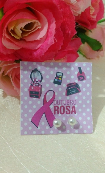 Brinco personalizado Outubro Rosa