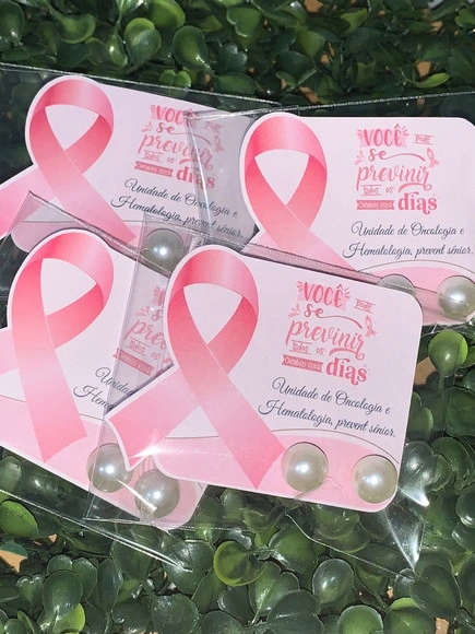 Brinco Personalizado Outubro Rosa