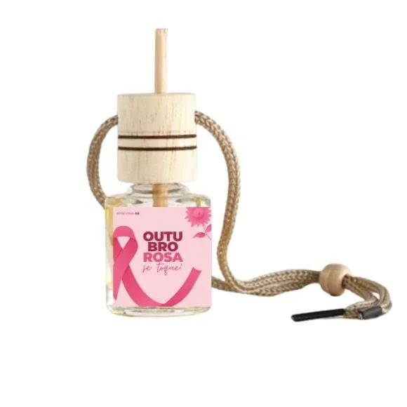 Brinde Corporativo Difusor de Carros Outubro Rosa