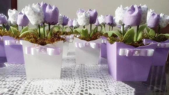 Cachepo de Tulipas