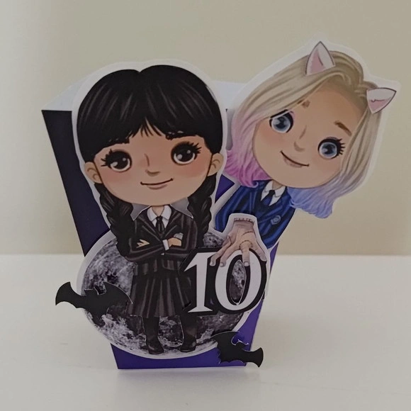 Cachepo/centro de Mesa Personalizado 3d Wandinha